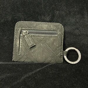 Vera Bradley Quilted Black Keychain Wallet